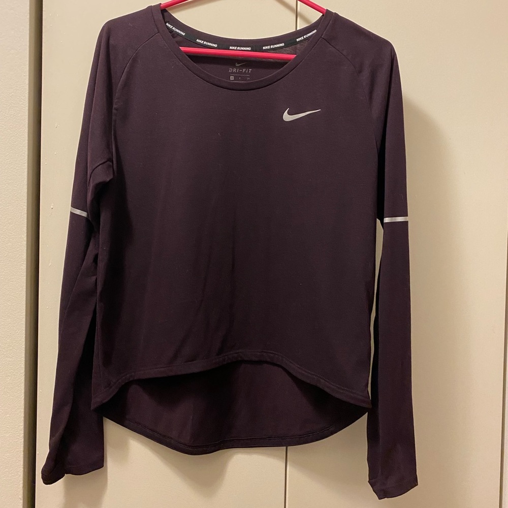 Nike Dri-Fit Long Sleeve Top (purple)